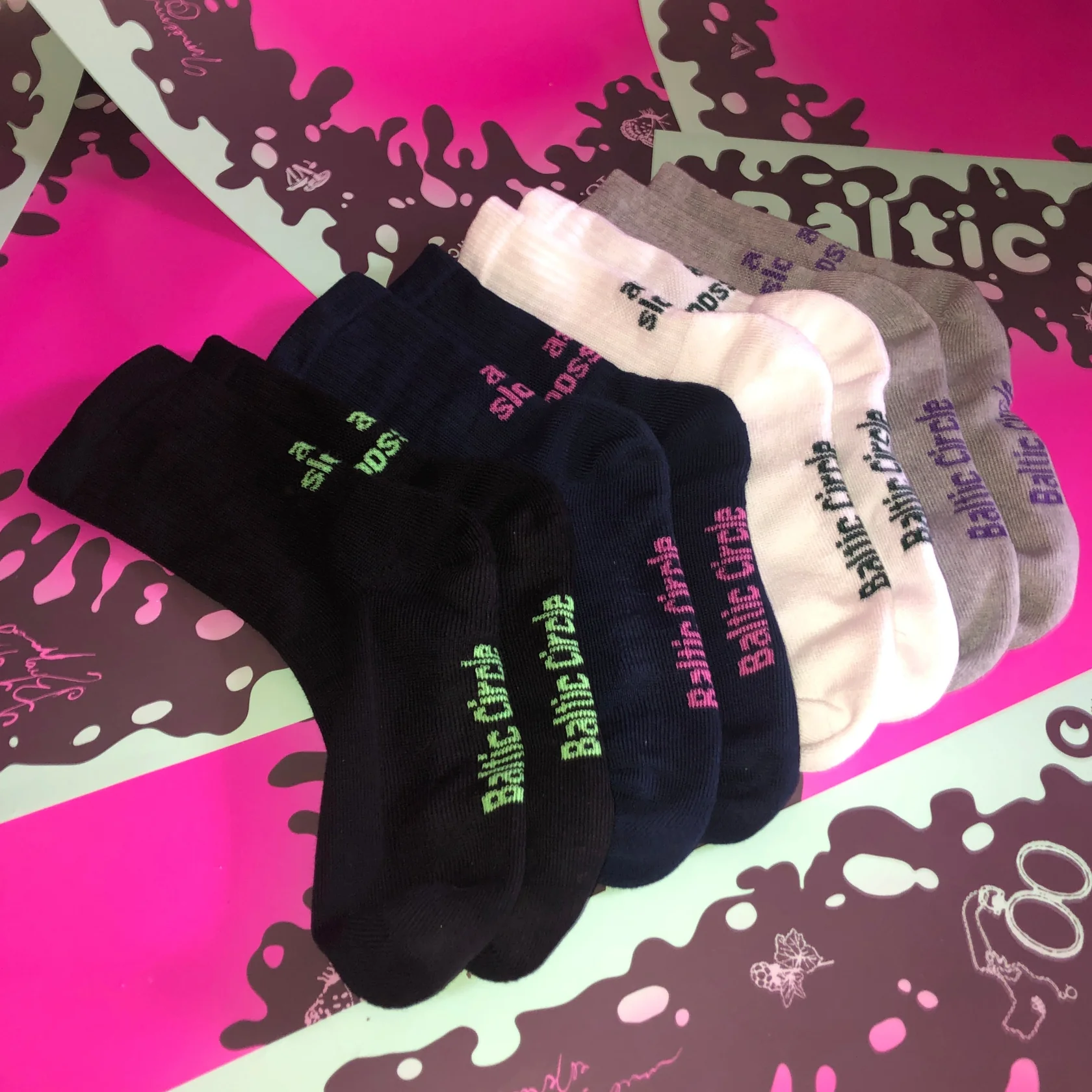 Baltic Circle’s own shop is now open – buy yourself your own pair of festival socks